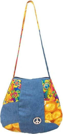 Flower Power Hippie Schoudertas