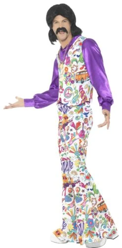 Flower Power Outfit Mannen -Halloween-Kostuums flower power outfit mannen 2