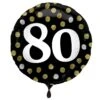Folieballon Glossy 80 Happy Birthday Zwart 1 Folieballon Glossy 80 Happy Birthday Zwart -Halloween-Kostuums folieballon glossy 80 happy birthday zwart 0