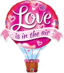 Folieballon Love Is In The Air