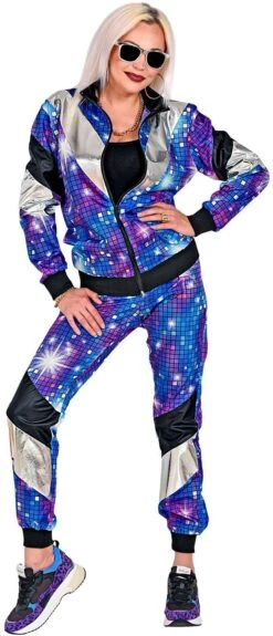 Fout 80s Discobal Trainingspak Volwassenen -Halloween-Kostuums fout 80s discobal trainingspak volwassenen 4