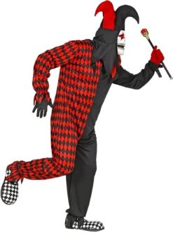 Gekke Clown Harley Quinn Outfit Heren -Halloween-Kostuums gekke clown harley quinn outfit heren 3