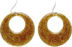Glitter Oorbellen Goud