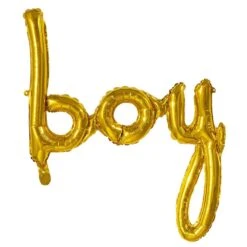 Gouden Boy Folieballon Baby Jongen