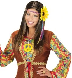 Gouden Hippie Peace Ring -Halloween-Kostuums gouden hippie peace ring 4