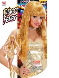 Gouden Pailletten Jurk -Halloween-Kostuums gouden pailletten jurk 2