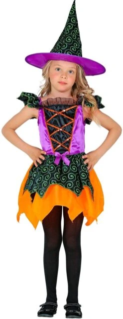 Halloween Heks Jurkje Meisjes -Halloween-Kostuums halloween heks jurkje meisjes 1