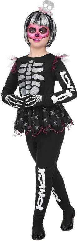 Halloween Skelet Pak Meisjes -Halloween-Kostuums halloween skelet pak meisjes 2