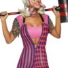 Harley Quinn Overall Vrouwen -Halloween-Kostuums harley quinn overall vrouwen 0