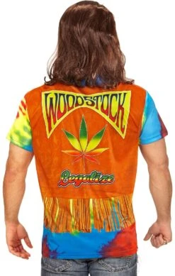 Heren Hippie Shirt -Halloween-Kostuums heren hippie shirt 2