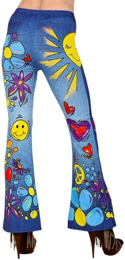 Hippie 70s Broek -Halloween-Kostuums hippie 70s broek 2