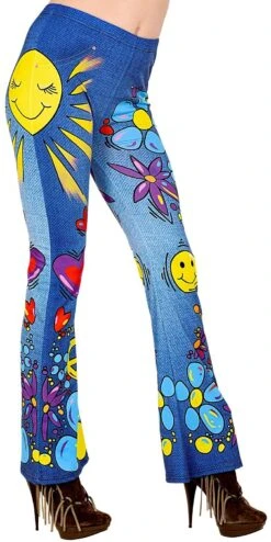 Hippie 70s Broek -Halloween-Kostuums hippie 70s broek 4