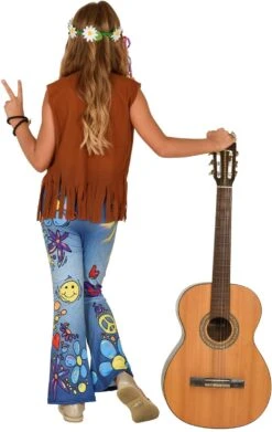 Hippie 70s Leggings Meisjes -Halloween-Kostuums hippie 70s leggings meisjes 2