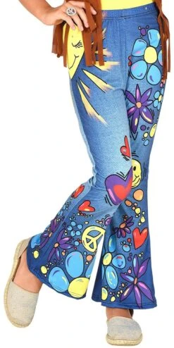 Hippie 70s Leggings Meisjes -Halloween-Kostuums hippie 70s leggings meisjes 3
