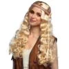 Hippie Blonde Pruik Met Haarband Dames -Halloween-Kostuums hippie blonde pruik met haarband dames 0