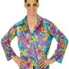 Hippie Blouse Heren Flower Power -Halloween-Kostuums hippie blouse heren flower power 0