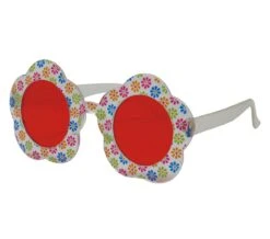 Hippie Bril Flower Power -Halloween-Kostuums hippie bril flower power 3