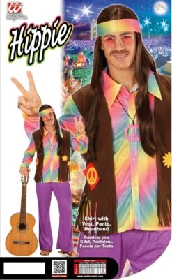 Hippie Carnaval Heren -Halloween-Kostuums hippie carnaval heren 4