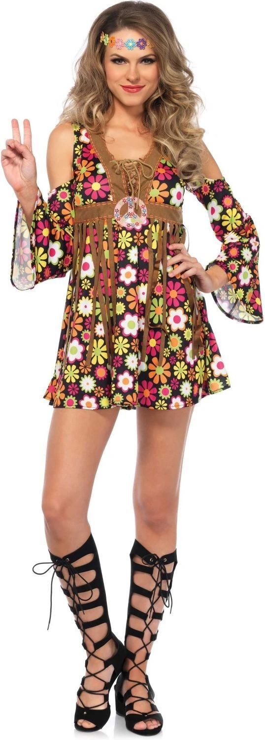 Hippie Carnaval Jurk 4 Hippie Carnaval Jurk - Afbeelding 2