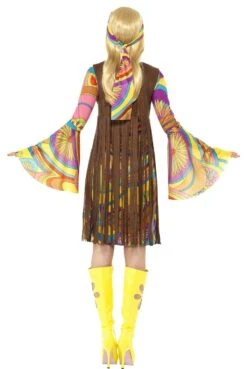 Hippie Jurk Geel -Halloween-Kostuums hippie jurk geel 2