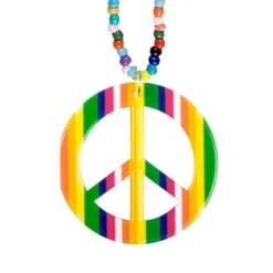 Hippie Ketting Peace -Halloween-Kostuums hippie ketting peace 2