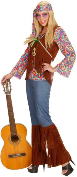 Hippie Kleding Dame -Halloween-Kostuums hippie kleding dame 4