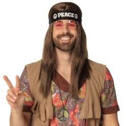 Hippie Peace Accessoire Setje -Halloween-Kostuums hippie peace accessoire setje 4