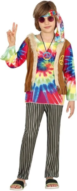 Hippie Peace Outfit Jongens
