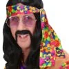 Hippie Pruik Zwart -Halloween-Kostuums hippie pruik zwart 0