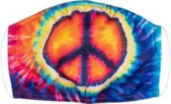 Hippie Tie Dye Mondmasker