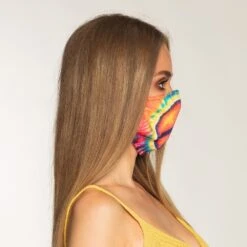 Hippie Tie Dye Mondmasker -Halloween-Kostuums hippie tie dye mondmasker 3