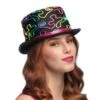 Hoge Hoed Met Neon Vormen -Halloween-Kostuums hoge hoed met neon vormen 0