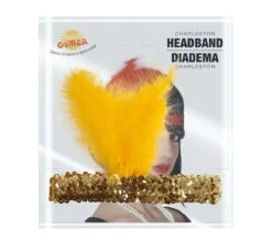 Hoofdband Goud Pailletten -Halloween-Kostuums hoofdband goud pailletten 1