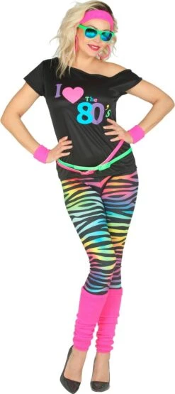 I Love The 80s Outfit Dames -Halloween-Kostuums i love the 80s outfit dames 4