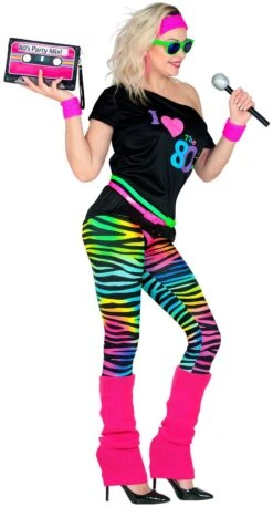 I Love The 80s Outfit Dames -Halloween-Kostuums i love the 80s outfit dames 5