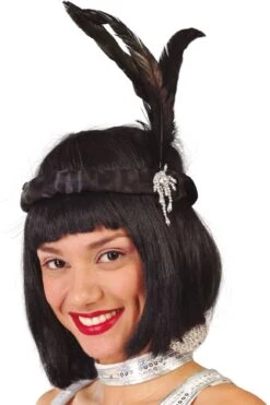 Jaren 20 Hoofdband Met Veren