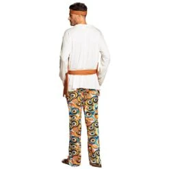 Jaren 60 Hippie Vest Met Broek Heren -Halloween-Kostuums jaren 60 hippie vest met broek heren 1