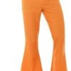 Jaren 60 Wijde Broek Oranje