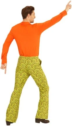Jaren 70 Broek Groen -Halloween-Kostuums jaren 70 broek groen 2