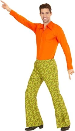 Jaren 70 Broek Groen -Halloween-Kostuums jaren 70 broek groen 4