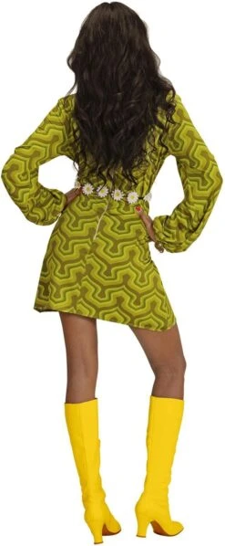 Jaren 70 Jurk Groen -Halloween-Kostuums jaren 70 jurk groen 4