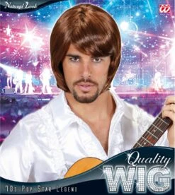 Jaren 70 Pruik Bruin -Halloween-Kostuums jaren 70 pruik bruin 2