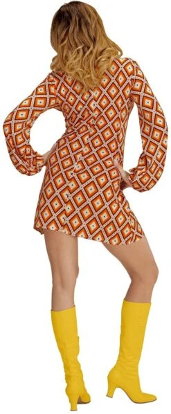 Jaren 70 Retro Jurk -Halloween-Kostuums jaren 70 retro jurk 2