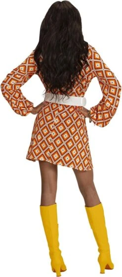 Jaren 70 Retro Jurk -Halloween-Kostuums jaren 70 retro jurk 4