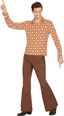 Jaren 70 Retro Shirt -Halloween-Kostuums jaren 70 retro shirt 4