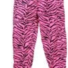 Jaren 80 Disco Broek Roze/zwart -Halloween-Kostuums jaren 80 disco broek roze zwart 0