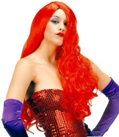 Jessica Rabbit Pruik Rood