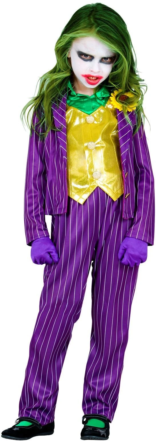 Joker Outfit Meisjes 4 Joker Outfit Meisjes - Afbeelding 2