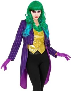 Joker Slipjas Dames -Halloween-Kostuums joker slipjas dames 1