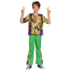 Jonge Hippie Kostuum Peace